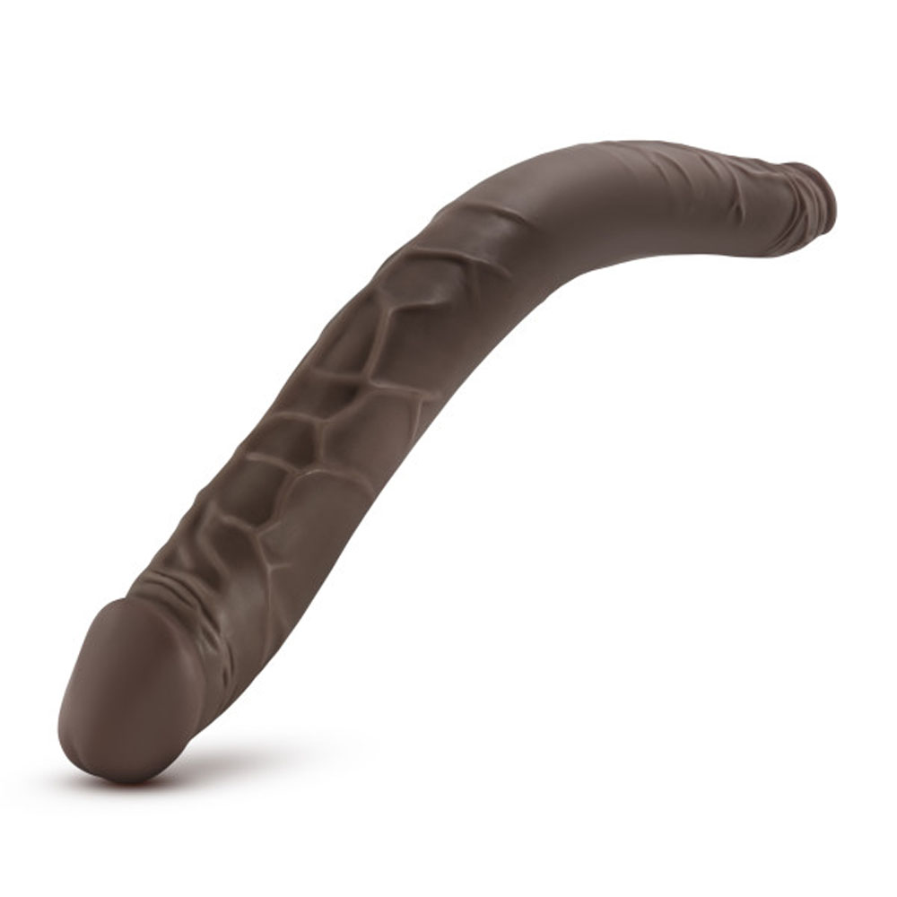 16 in. Double Dildo Brown