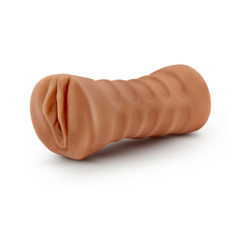 M for Men Julieta Vibrating Vagina Stroker Tan
