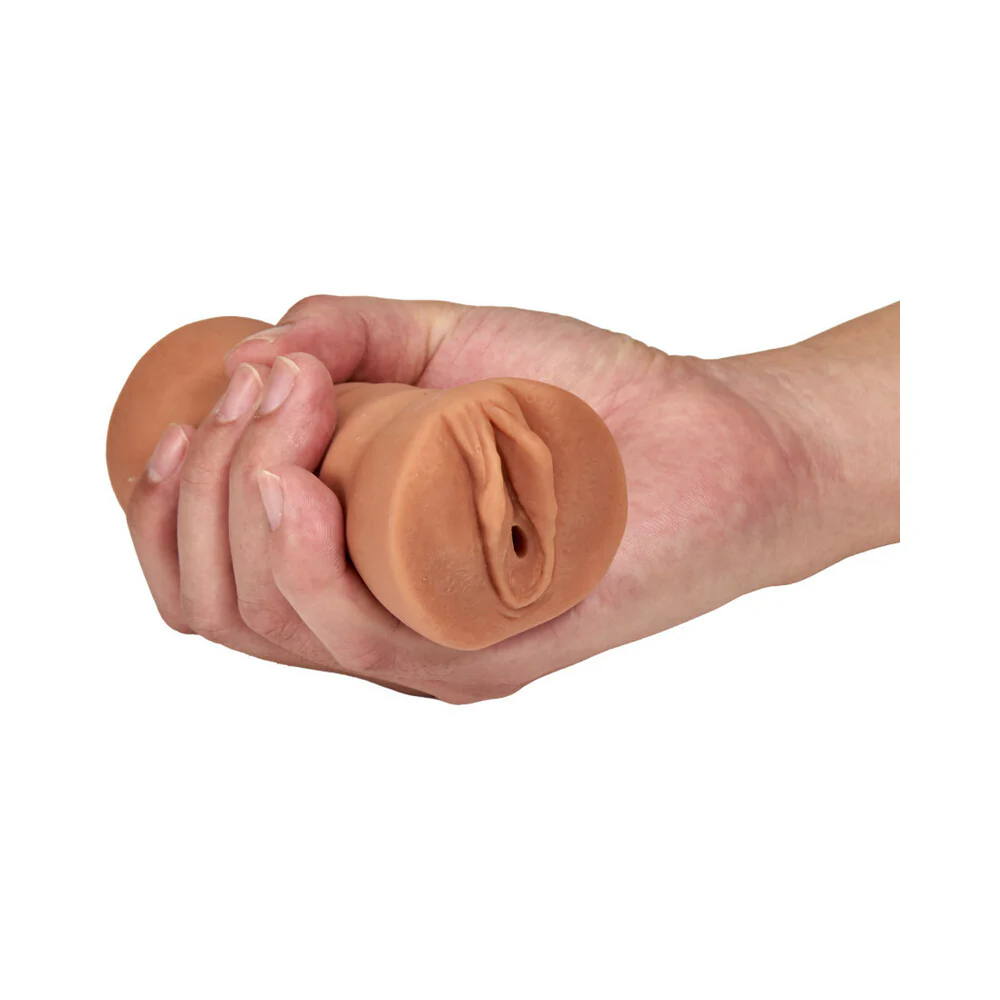 M for Men Julieta Vibrating Vagina Stroker Tan