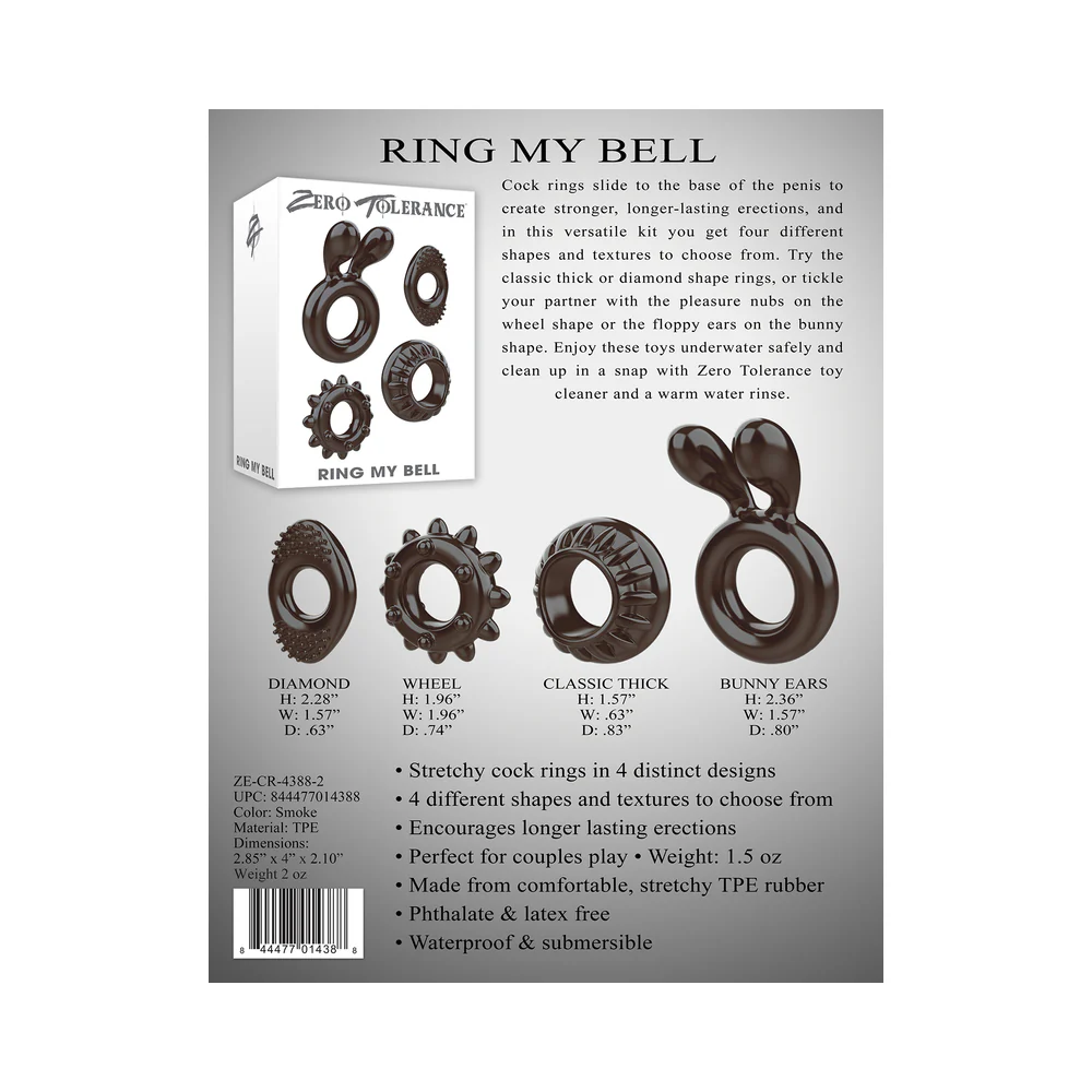 Ring My Bell 4-Piece Cock Ring Set