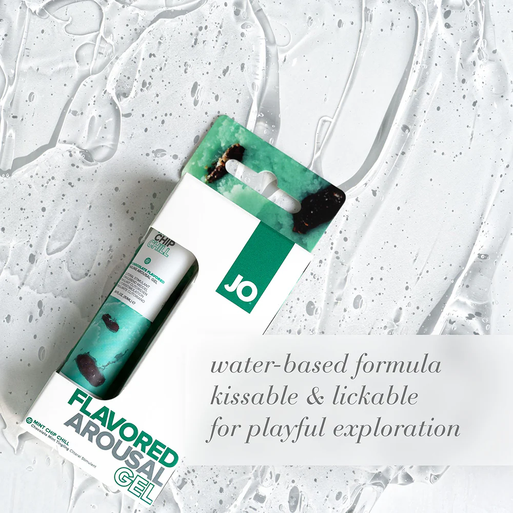 JO Mint Chip Chill Flavored Arousal Gel 0.34 oz. (72287) | SlipDix.com
