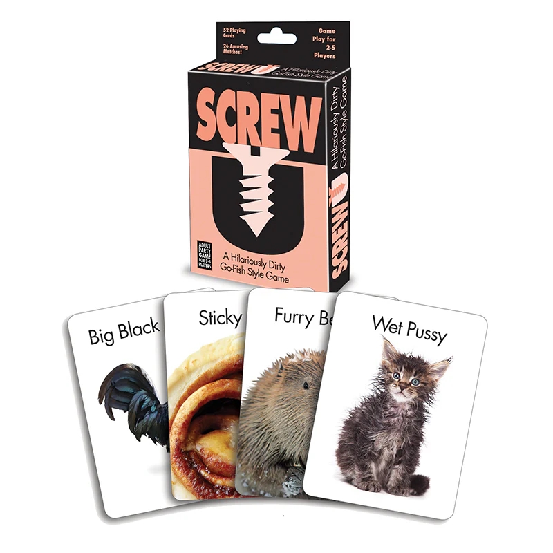 Screw U Card Game (72595) | SlipDix.com