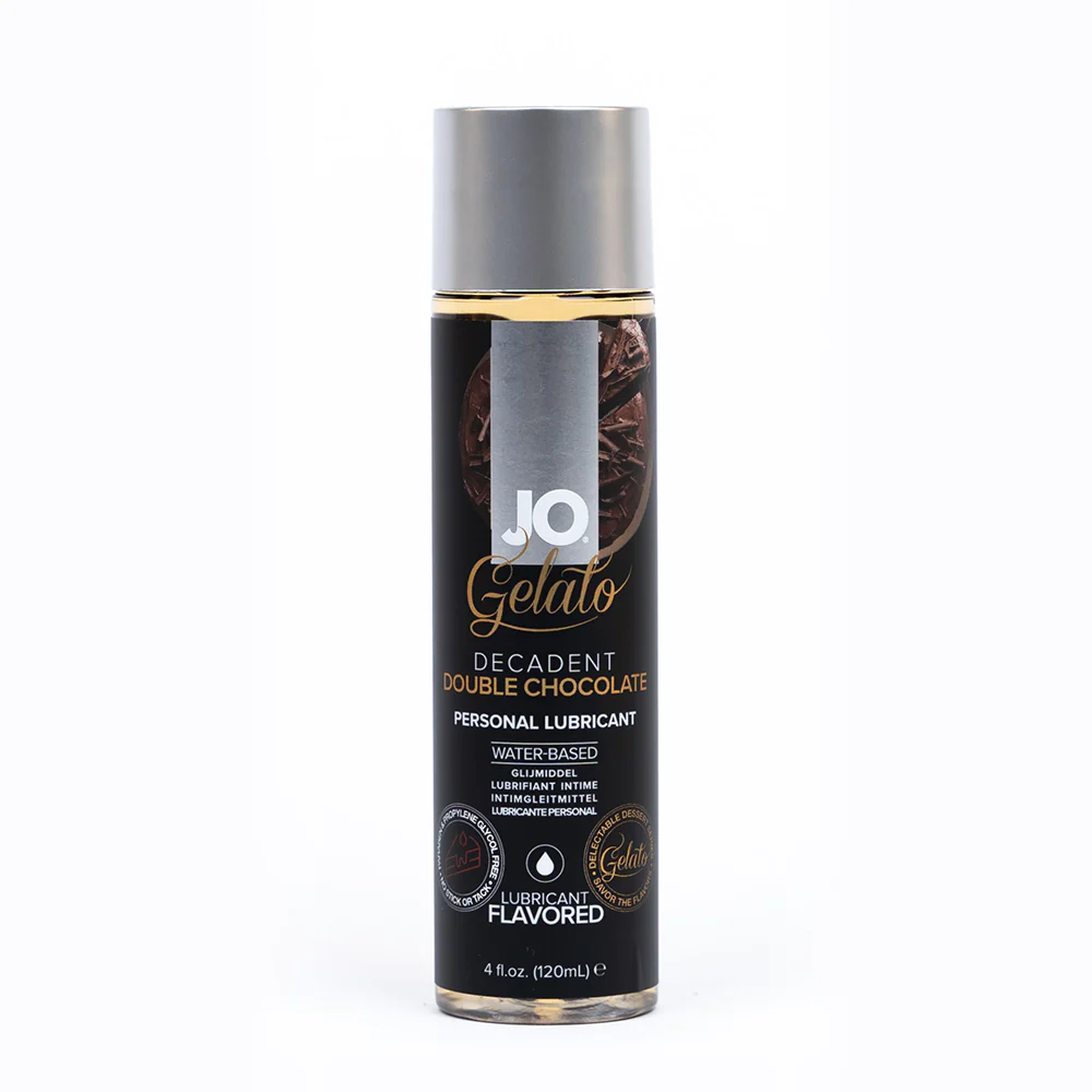 JO Decadent Double Chocolate Flavored Water-Based Lubricant 4 oz.