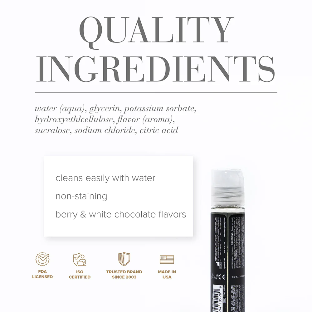 JO Gelato White Chocolate Raspberry Truffle Water-Based Lubricant 1 oz.