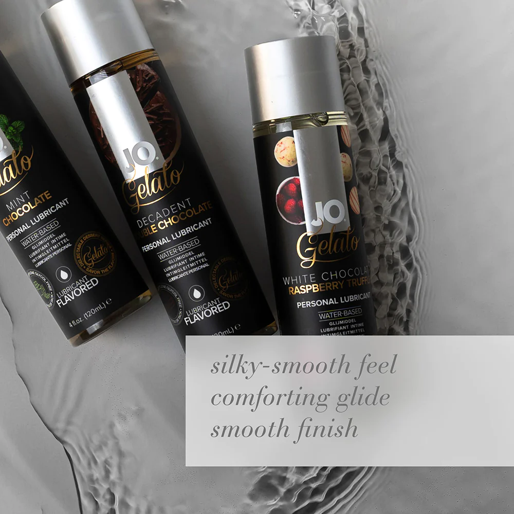 JO Gelato White Chocolate Raspberry Truffle Water-Based Lubricant 1 oz.