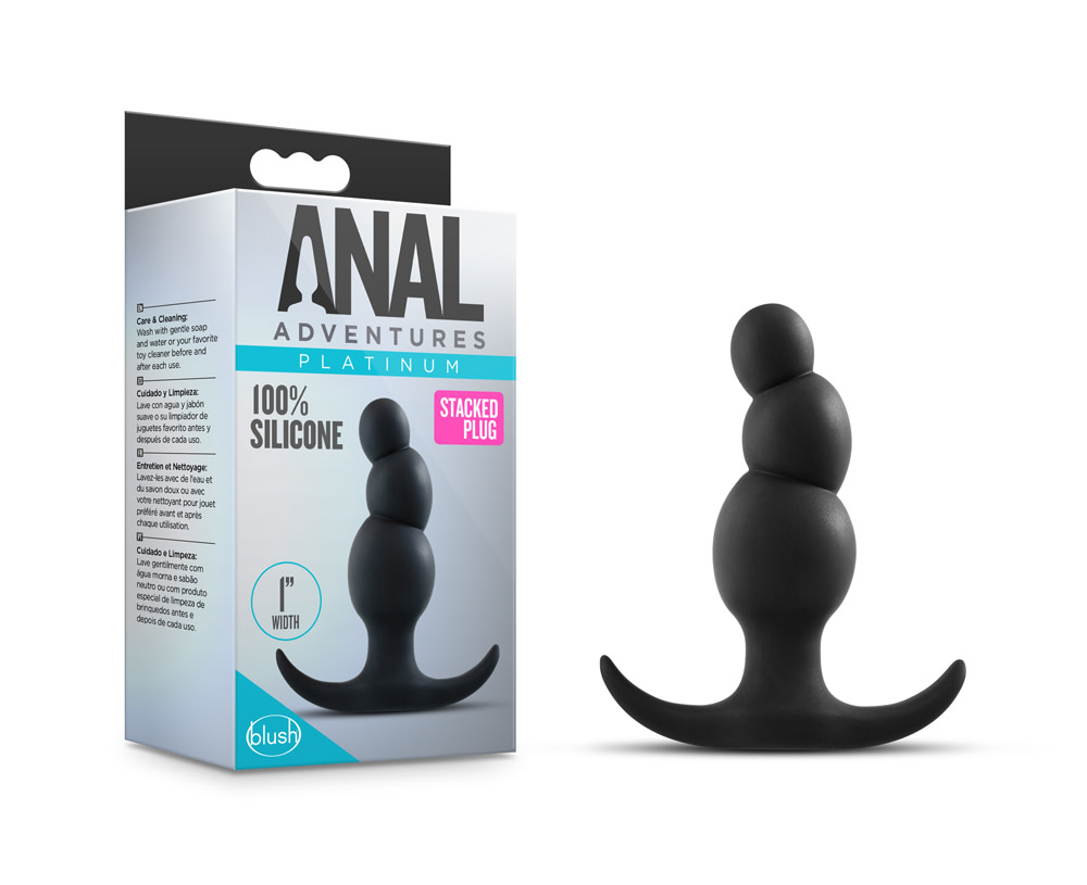 Anal Silicone Stacked Butt Plug
