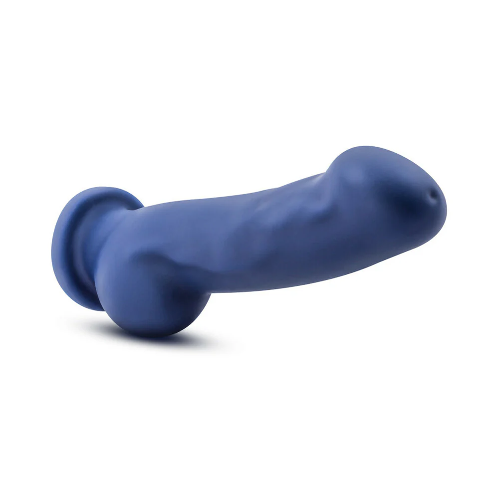 7.5 in. Dual Density Silicone Dildo Indigo