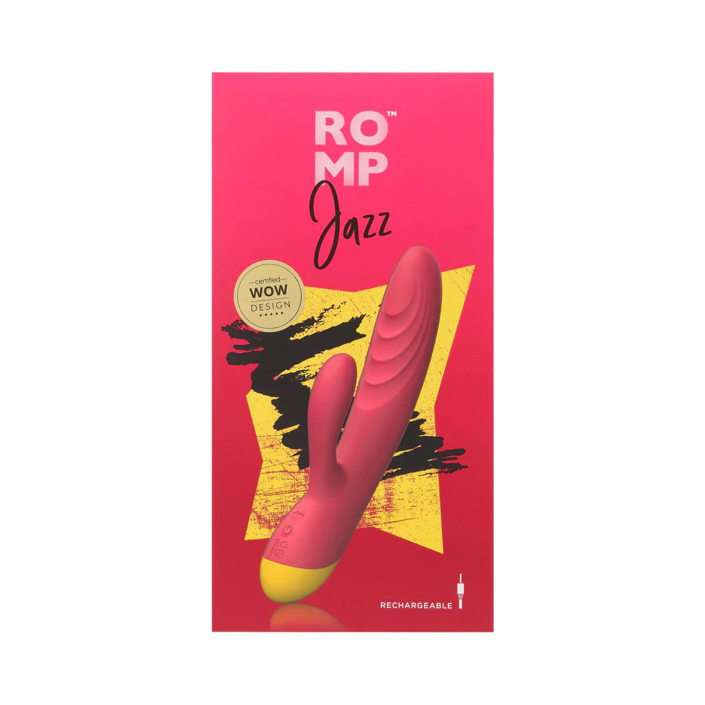 ROMP Jazz Silicone Rabbit Vibrator Berry