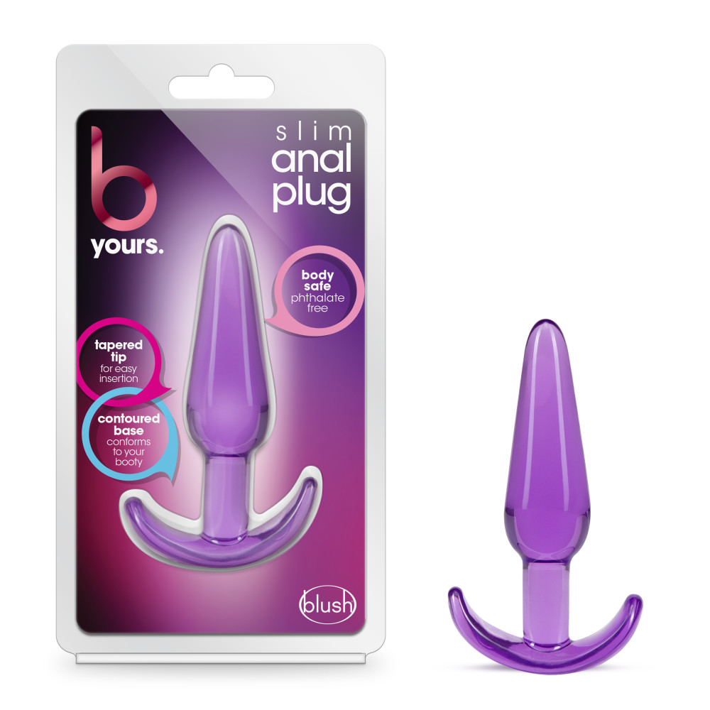 Anal Slim Butt Plug Purple