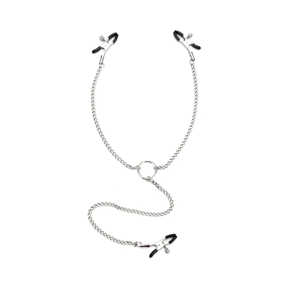 Lux Fetish Adjustable Nipple Clips & Clit Clamp (75699) | SlipDix.com