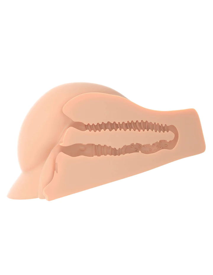 Perfect Ass Dual Entry Masturbator Beige