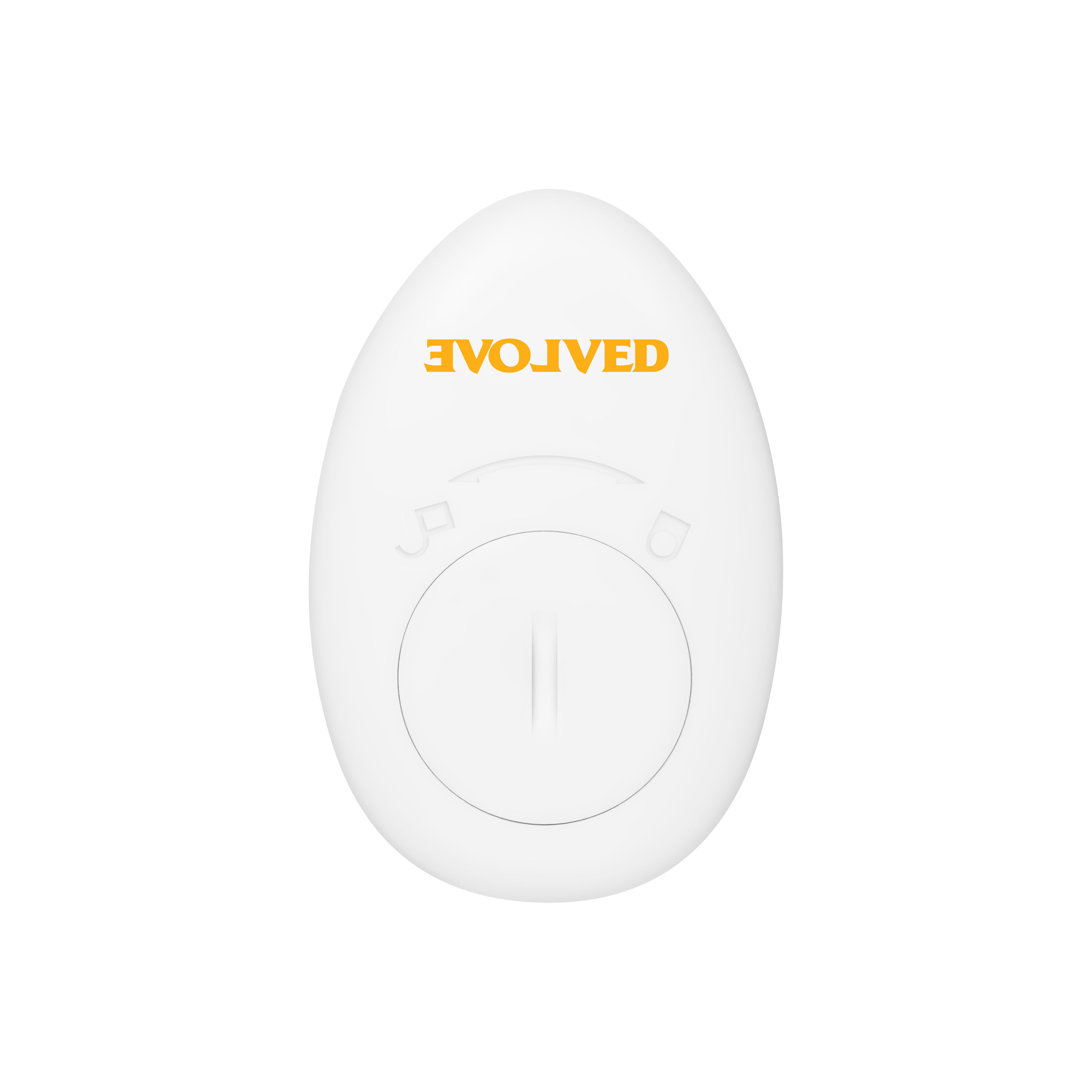 Silicone G-Spot & Prostate Massager with Remote Creamsicle