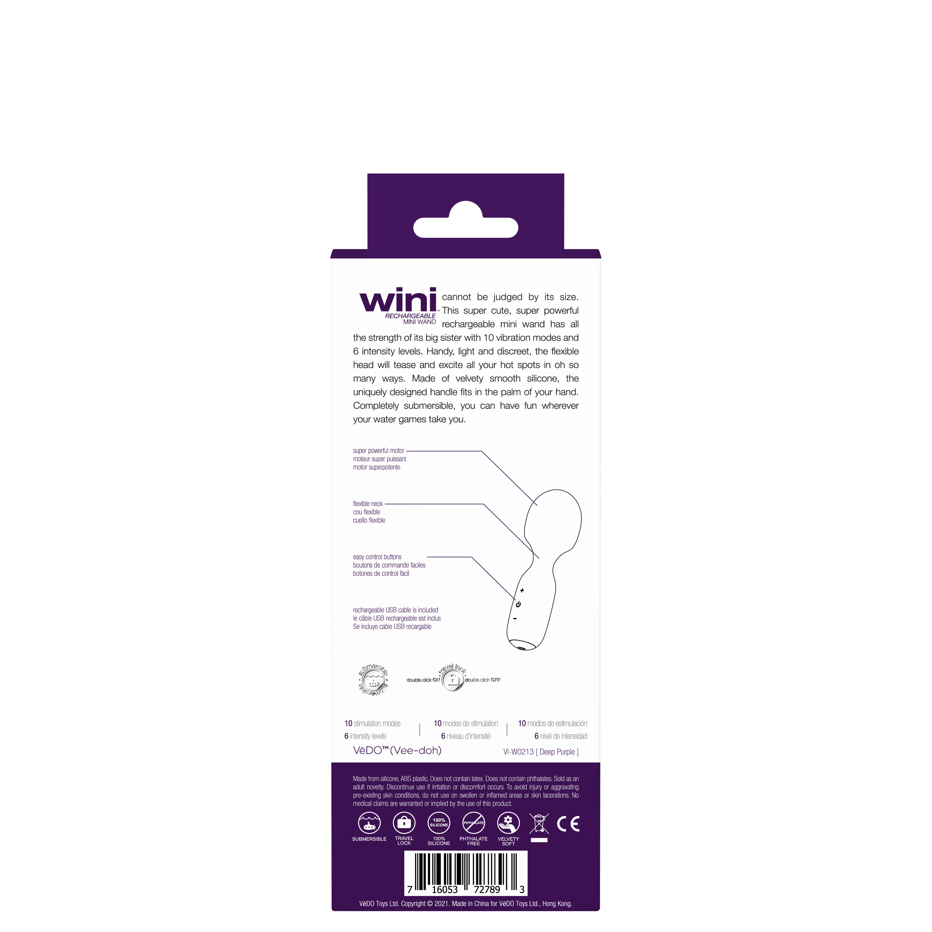 VeDO Wini Mini Wand Purple