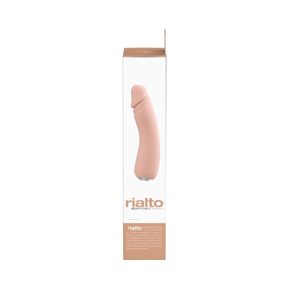 7.5 Inch VeDO Rialto Realistic Vibrator Vanilla