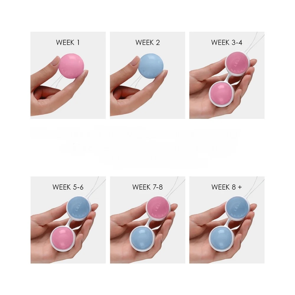 LELO BEADS Mini Kegel Balls Set Blue/Pink (77206) | SlipDix.com