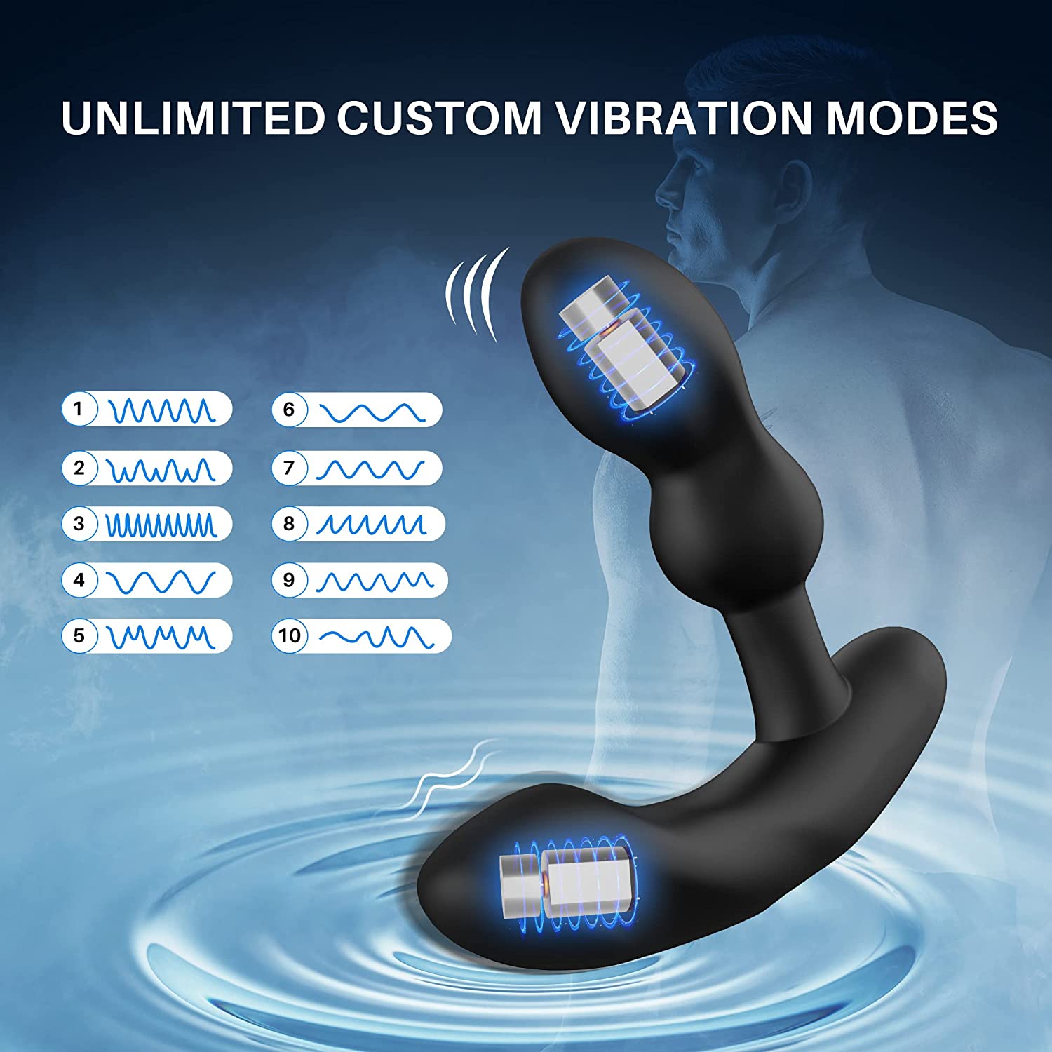 Lovense Edge 2 Bluetooth Remote-Controlled Prostate Massager