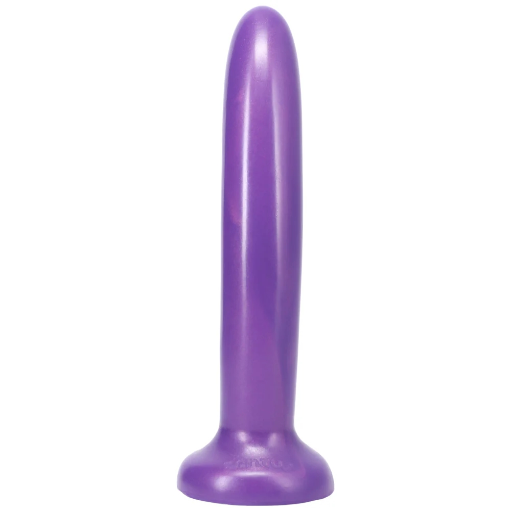 7 Inch Leisure Silicone Vibrating Dildo with Bullet Amethyst
