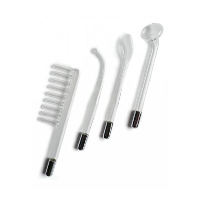 Neon Wand Electrosex Kit Red Handle Purple Electrode