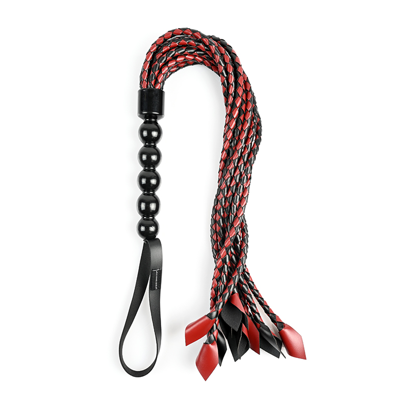 Braided Flogger Red/Black