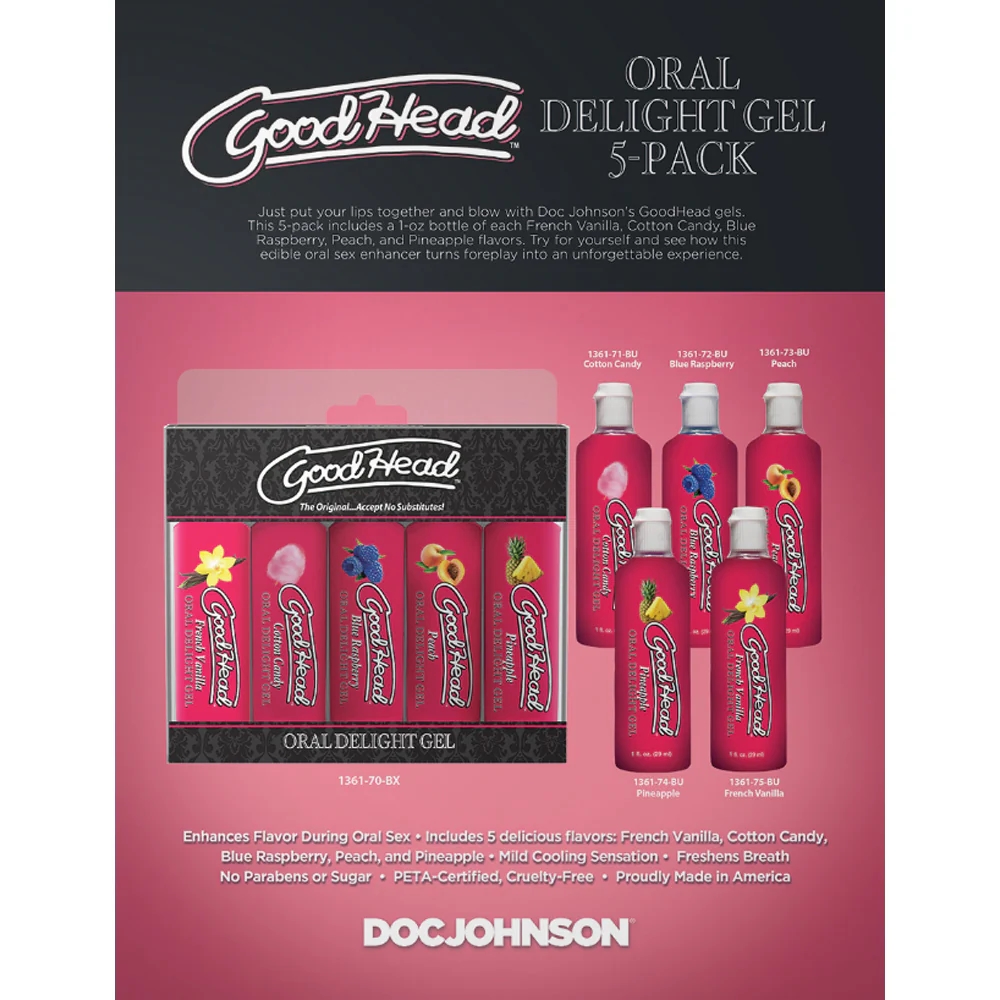 GoodHead Oral Delight Gel Cotton Candy 1 oz.