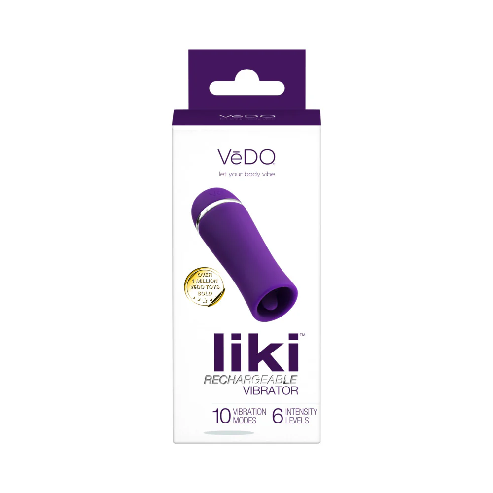 VeDO Liki Silicone Flicking Clitoral Vibrator Purple