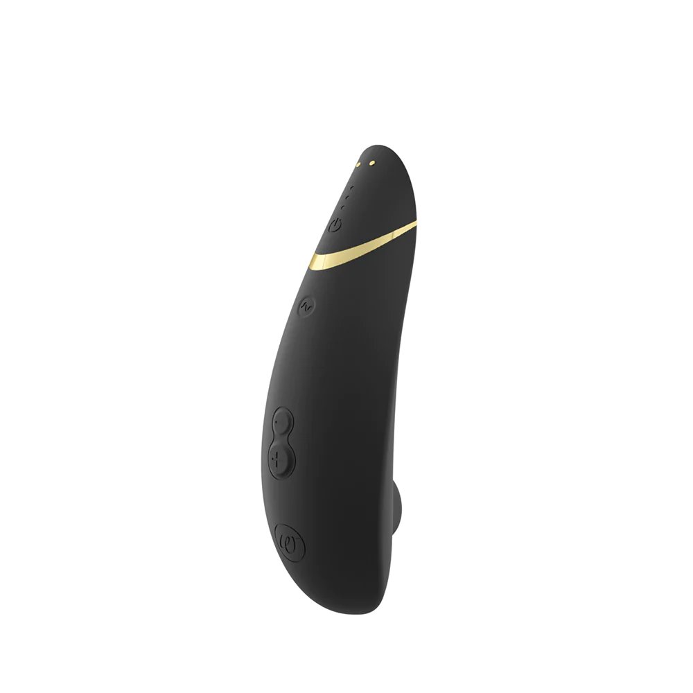 Womanizer Premium 2 Silicone Luxurious Pleasure Air Clitoral Stimulator Black
