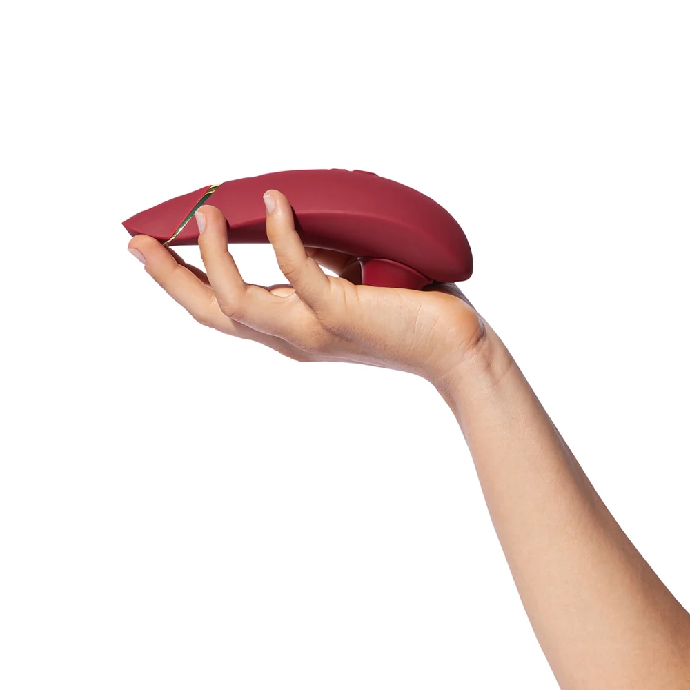 Womanizer Premium 2 Pleasure Air Clitoral Stimulator Bordeaux