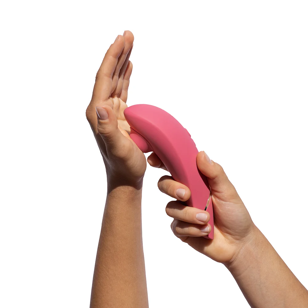 Womanizer Premium 2 Silicone Luxurious Pleasure Air Clitoral Stimulator Raspberry