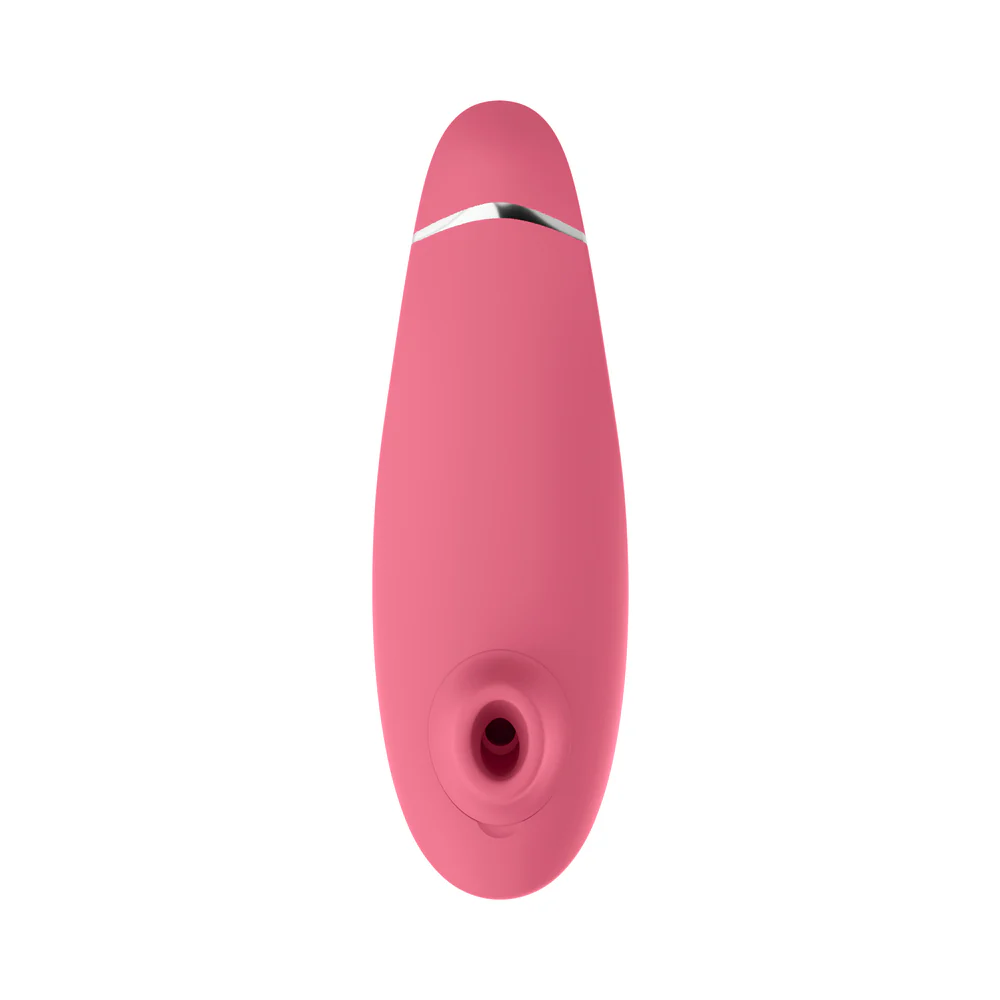 Womanizer Premium 2 Silicone Luxurious Pleasure Air Clitoral Stimulator Raspberry