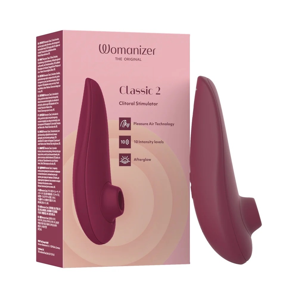 Womanizer Classic 2 Silicone Pleasure Air Clitoral Stimulator