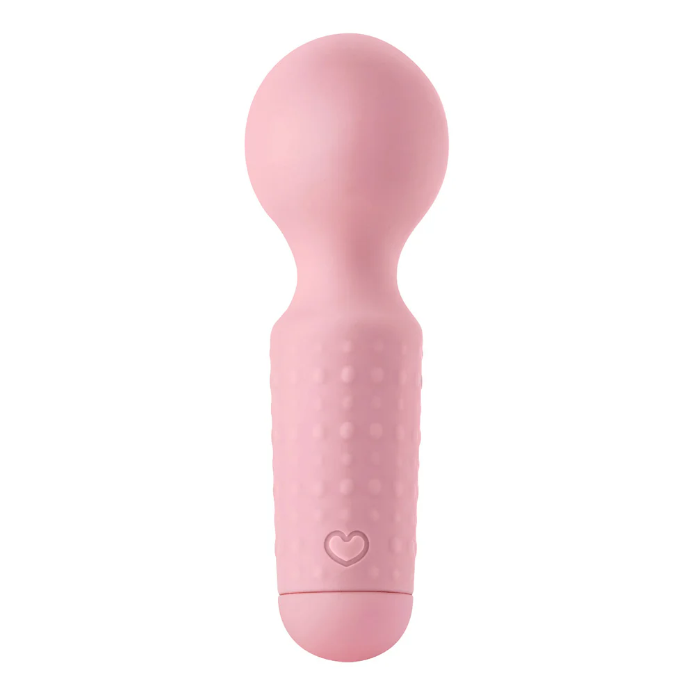 MW65 Mini Wand Flexible Silicone Vibrator Pink