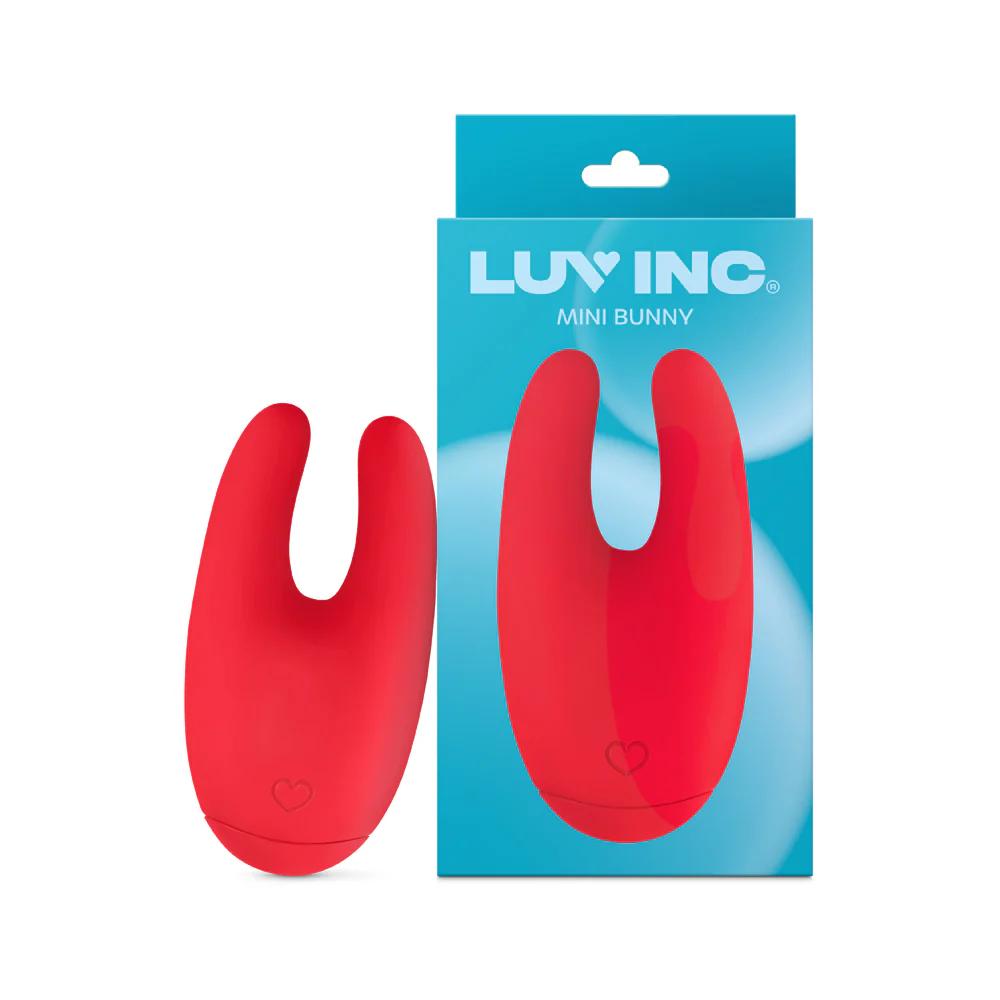 BU89 Mini Bunny Clit Vibrator Red