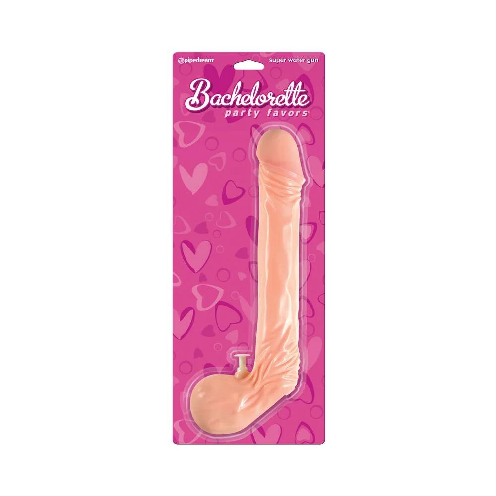 Pipedream Bachelorette Party Favors Pecker Super Water Gun Beige (8018) | SlipDix.com