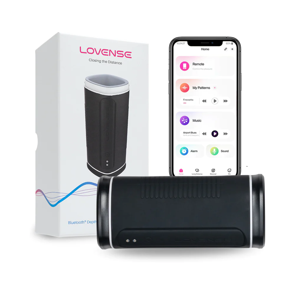 Lovense Calor Bluetooth Vibrating & Heating Masturbator