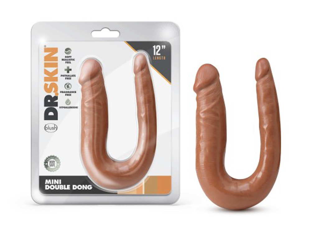 12 in. Realistic Dual-Ended Dildo Tan