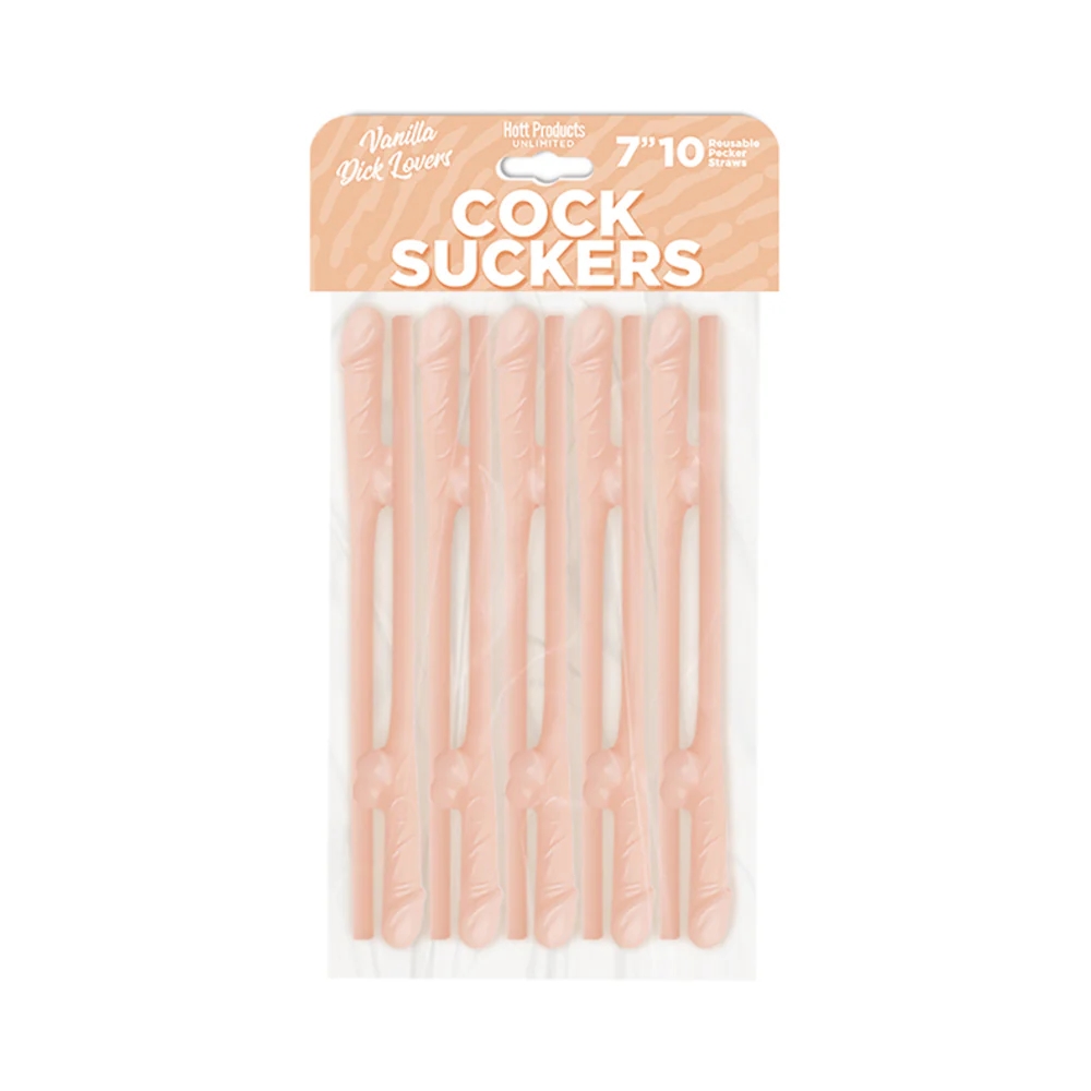 Skins Pecker Straws Vanilla Lovers 10-Pack