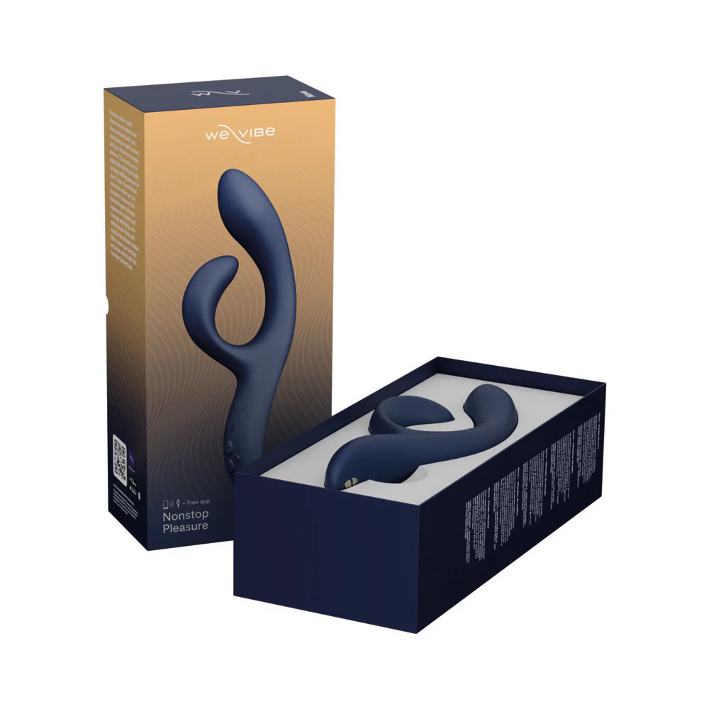 We-Vibe Nova 2 Flexible App-Controlled Rabbit Vibrator Midnight Blue
