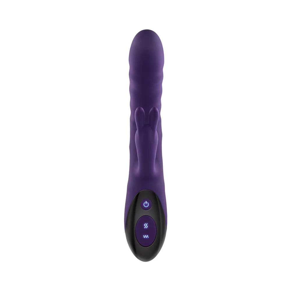 Thrusting & Swirling Silicone Rabbit Vibrator