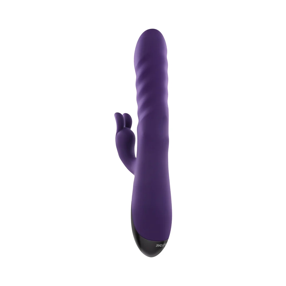 Thrusting & Swirling Silicone Rabbit Vibrator