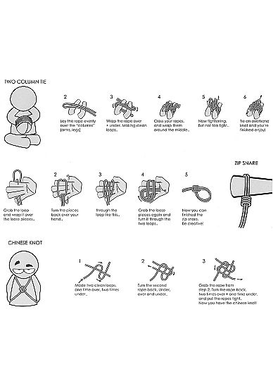 Ouch! Japanese Rope 33 ft. Black