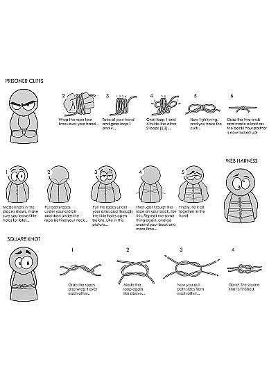 Ouch! Japanese Rope 33 ft. Black