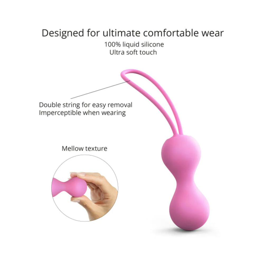 Love to Love Joia Silicone Kegel Balls Pink