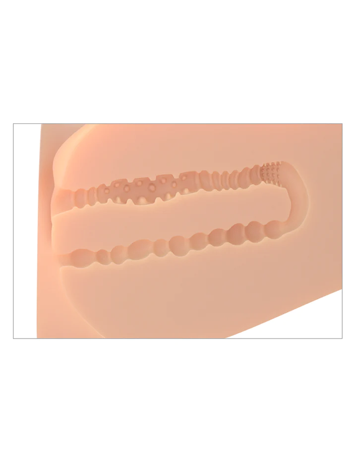 EZ Bang Torso Dual Entry Masturbator Beige