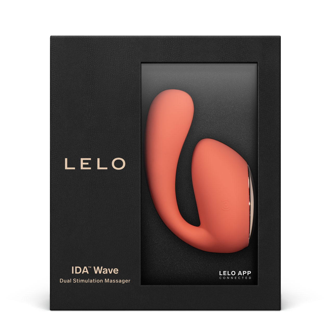LELO IDA WAVE Dual Stimulator Coral Red