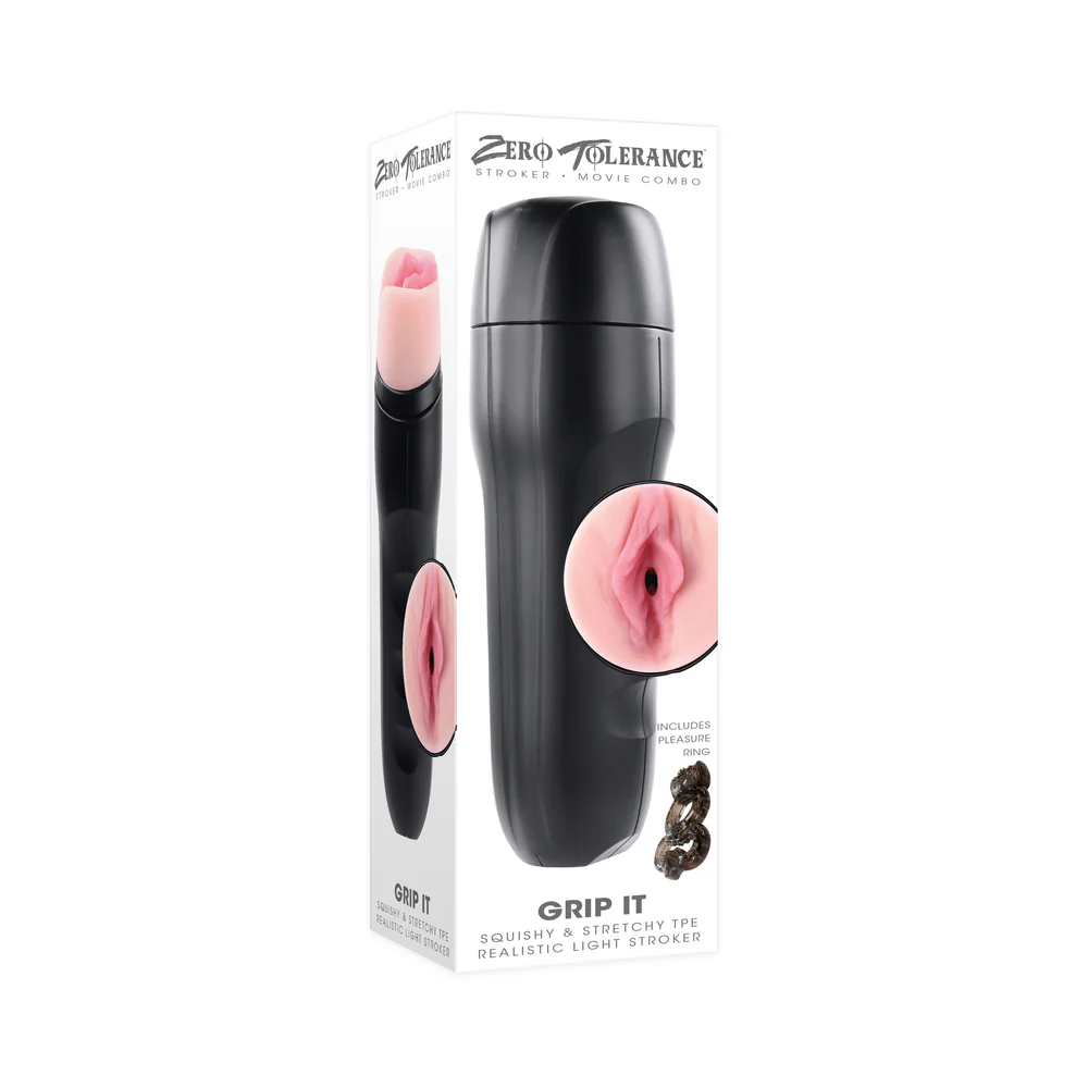 Grip It Realistic Vagina Stroker Beige