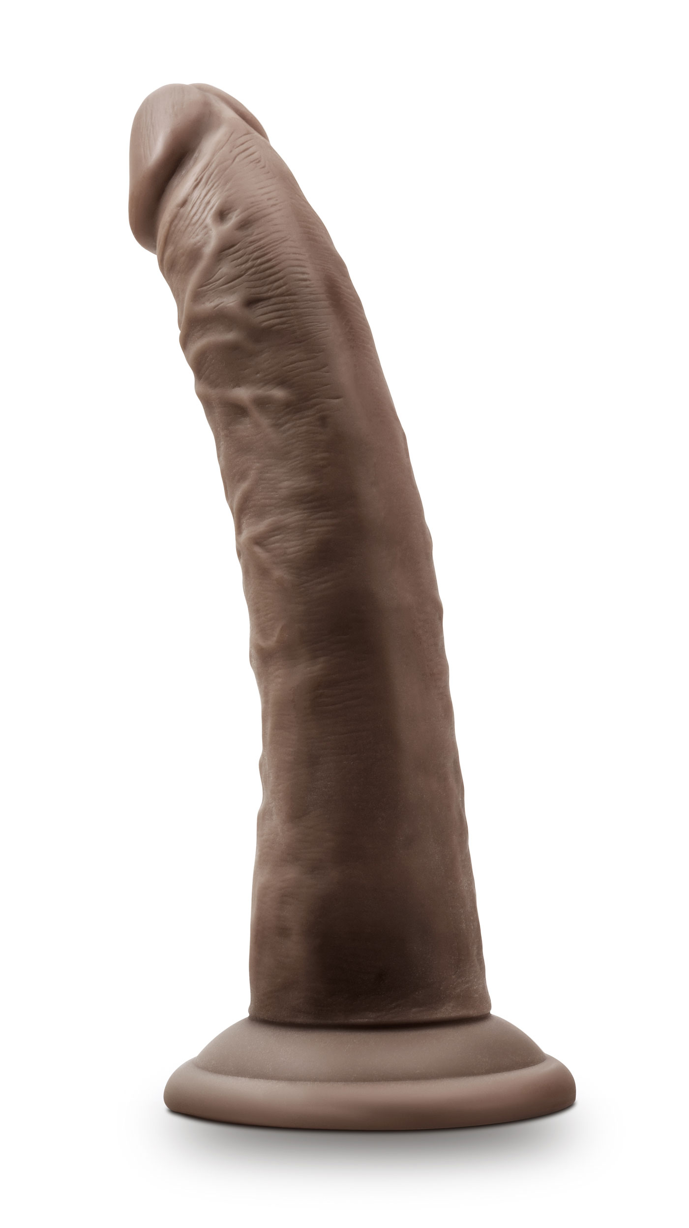 7 in. Realistic Triple Density Posable Dildo Brown