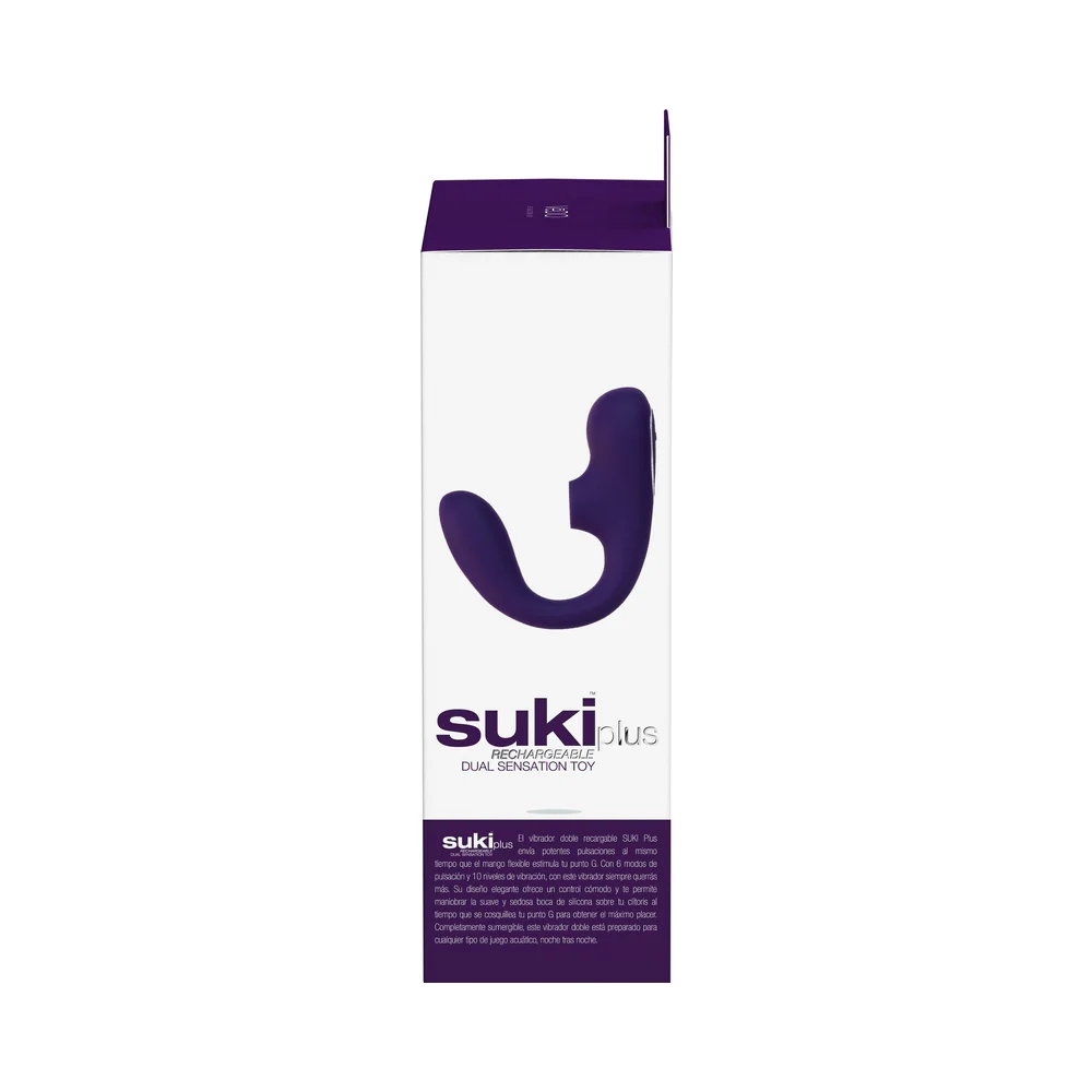 VeDO Suki Plus Dual Sonic Clitoral & G Spot Vibrator Purple