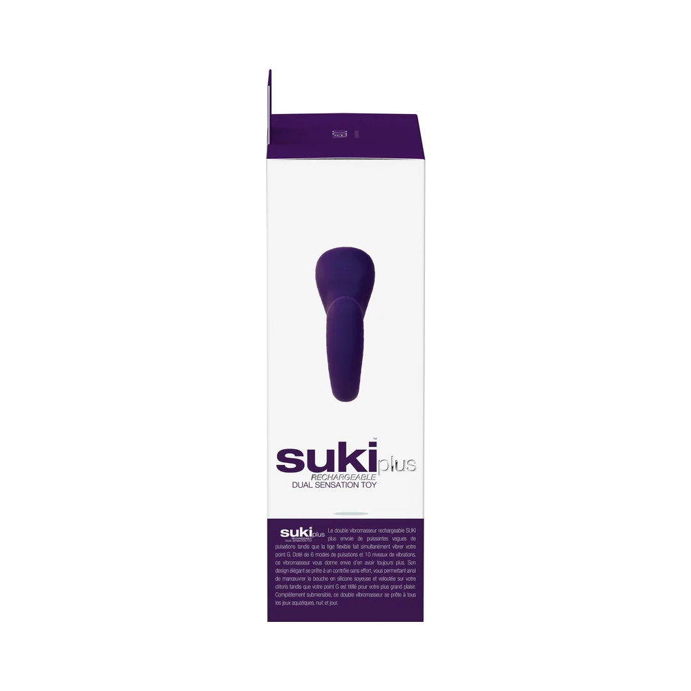 VeDO Suki Plus Dual Sonic Clitoral & G Spot Vibrator Purple