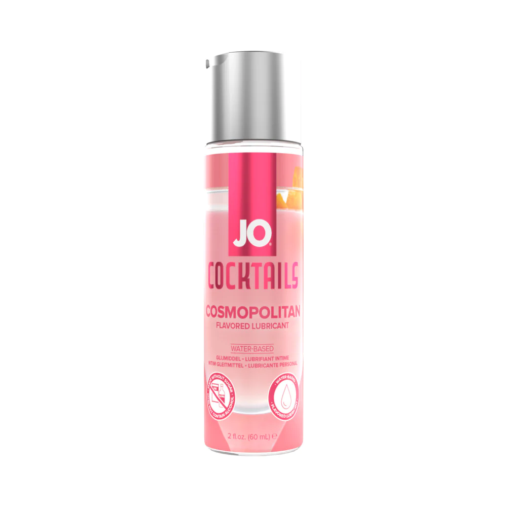 JO Cocktails Cosmopolitan Flavored Water-Based Lubricant 2 oz. (82867) | SlipDix.com