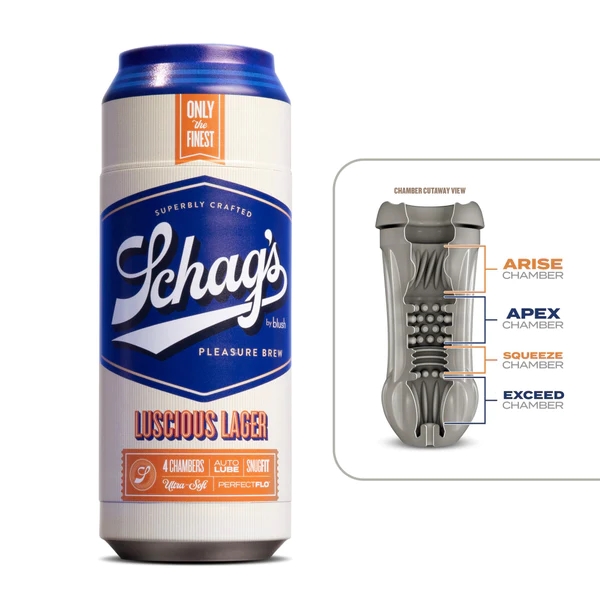 Schag’s Luscious Lager Self-Lubricating Stroker